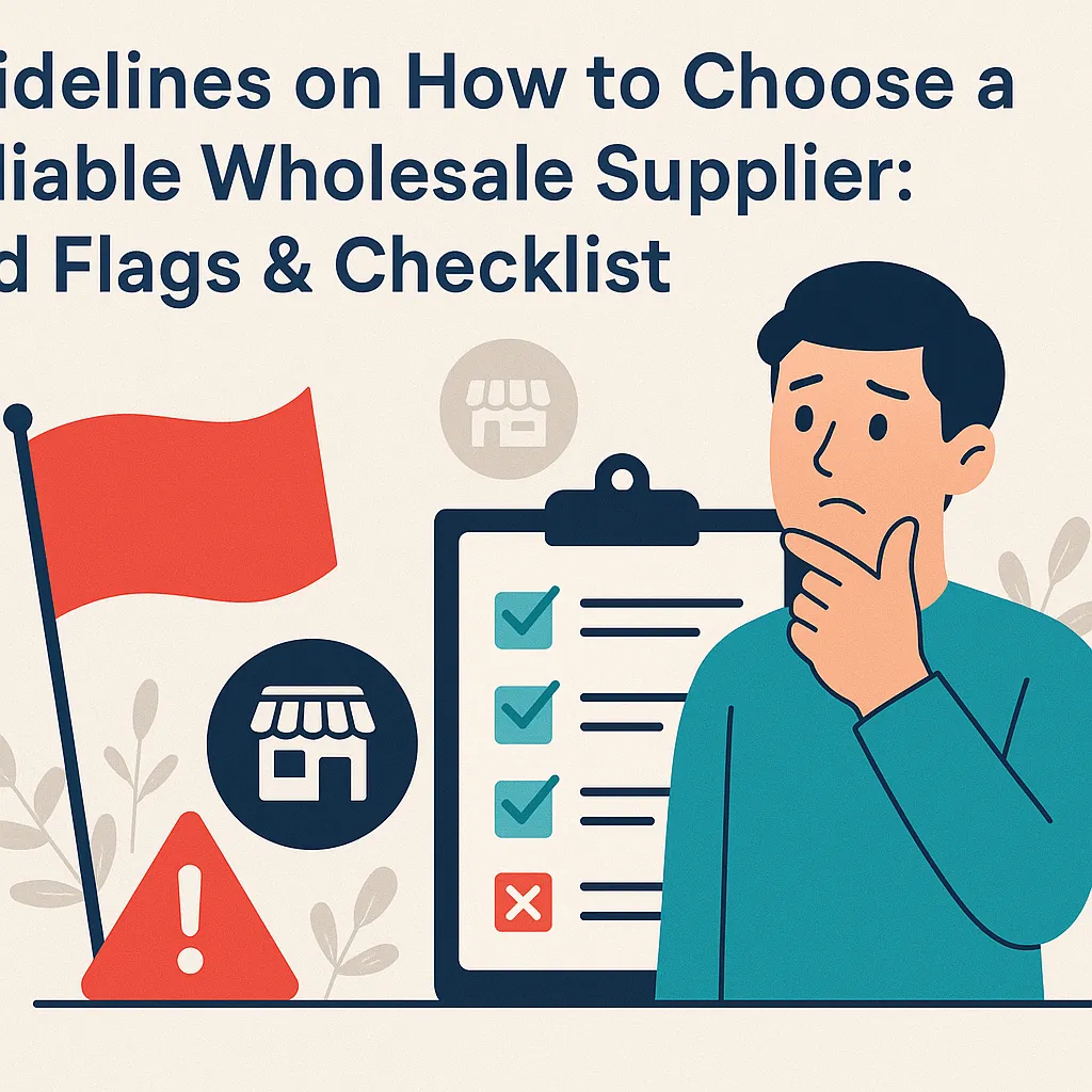 Guidelines on How to Choose a Reliable Wholesale Supplier: Red Flags & Checklist