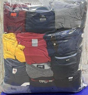 T-Shirt Uomo Manica Lunga Usate Ingrosso Italia