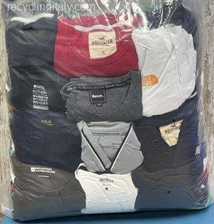 T-Shirt Uomo Manica Lunga Usate Ingrosso